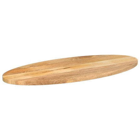 vidaXL Tischplatte 110x40x2,5 cm Oval Massivholz Mango