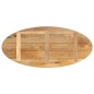 vidaXL Tischplatte 110x40x2,5 cm Oval Massivholz Mango vidaXL Tischplatte 110x40x2,5 cm Oval Massivholz Mango