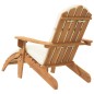vidaXL Adirondack-Gartenstuhl mit Fußstütze Massivholz Akazie vidaXL Adirondack-Gartenstuhl mit Fußstütze Massivholz Akazie