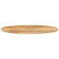 vidaXL Tischplatte 110x50x2,5 cm Oval Massivholz Mango