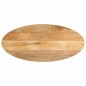 vidaXL Tischplatte 80x40x3,8 cm Oval Massivholz Mango vidaXL Tischplatte 80x40x3,8 cm Oval Massivholz Mango