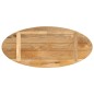 vidaXL Tischplatte 80x40x3,8 cm Oval Massivholz Mango vidaXL Tischplatte 80x40x3,8 cm Oval Massivholz Mango