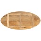 vidaXL Tischplatte 140x50x3,8 cm Oval Massivholz Mango vidaXL Tischplatte 140x50x3,8 cm Oval Massivholz Mango