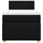 vidaXL Boxspringbett mit Matratze Schwarz 90x190 cm Stoff vidaXL Boxspringbett mit Matratze Schwarz 90x190 cm Stoff