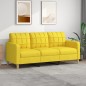 3-Sitzer-Sofa Hellgelb 180 cm Stoff 3-Sitzer-Sofa Hellgelb 180 cm Stoff