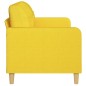 3-Sitzer-Sofa Hellgelb 180 cm Stoff 3-Sitzer-Sofa Hellgelb 180 cm Stoff