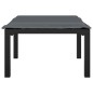 Gartenhocker mit Kissen Schwarz und Grau Poly Rattan Gartenhocker mit Kissen Schwarz und Grau Poly Rattan