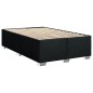 vidaXL Boxspringbett mit Matratze Schwarz 80x200 cm Stoff vidaXL Boxspringbett mit Matratze Schwarz 80x200 cm Stoff