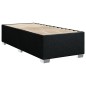 vidaXL Boxspringbett mit Matratze Schwarz 80x200 cm Stoff vidaXL Boxspringbett mit Matratze Schwarz 80x200 cm Stoff