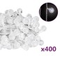 Lichterkette Kugeln 40 m 400 LED Kaltweiß 8 Funktionen Lichterkette Kugeln 40 m 400 LED Kaltweiß 8 Funktionen
