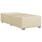 vidaXL Boxspringbett mit Matratze Creme 80x200 cm Stoff vidaXL Boxspringbett mit Matratze Creme 80x200 cm Stoff