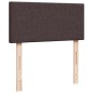 vidaXL Boxspringbett mit Matratze Dunkelbraun 90x190 cm Stoff vidaXL Boxspringbett mit Matratze Dunkelbraun 90x190 cm Stoff