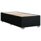 vidaXL Boxspringbett mit Matratze Schwarz 90x200 cm Stoff vidaXL Boxspringbett mit Matratze Schwarz 90x200 cm Stoff