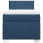 vidaXL Boxspringbett mit Matratze Blau 90x200 cm Stoff vidaXL Boxspringbett mit Matratze Blau 90x200 cm Stoff
