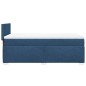 vidaXL Boxspringbett mit Matratze Blau 90x200 cm Stoff vidaXL Boxspringbett mit Matratze Blau 90x200 cm Stoff