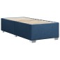 vidaXL Boxspringbett mit Matratze Blau 90x200 cm Stoff vidaXL Boxspringbett mit Matratze Blau 90x200 cm Stoff