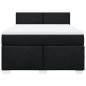 vidaXL Boxspringbett mit Matratze Schwarz 140x200 cm Stoff vidaXL Boxspringbett mit Matratze Schwarz 140x200 cm Stoff