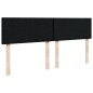 vidaXL Boxspringbett mit Matratze Schwarz 140x200 cm Stoff vidaXL Boxspringbett mit Matratze Schwarz 140x200 cm Stoff