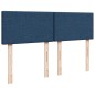 vidaXL Boxspringbett mit Matratze Blau 140x200 cm Stoff vidaXL Boxspringbett mit Matratze Blau 140x200 cm Stoff