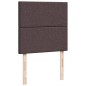 vidaXL Boxspringbett mit Matratze Dunkelbraun 80x200 cm Stoff vidaXL Boxspringbett mit Matratze Dunkelbraun 80x200 cm Stoff