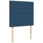 vidaXL Boxspringbett mit Matratze Blau 90x190 cm Stoff vidaXL Boxspringbett mit Matratze Blau 90x190 cm Stoff