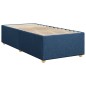 vidaXL Boxspringbett mit Matratze Blau 90x190 cm Stoff vidaXL Boxspringbett mit Matratze Blau 90x190 cm Stoff