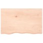 vidaXL Tischplatte 80x50x(2-4) cm Massivholz Eiche Unbehandelt vidaXL Tischplatte 80x50x(2-4) cm Massivholz Eiche Unbehandelt