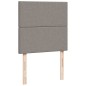 vidaXL Boxspringbett mit Matratze Taupe 90x200 cm Stoff vidaXL Boxspringbett mit Matratze Taupe 90x200 cm Stoff