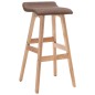 Barhocker Taupe Stoff Barhocker Taupe Stoff