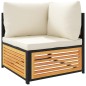 vidaXL 6-tlg. Garten-Sofagarnitur mit Kissen Massivholz Akazie vidaXL 6-tlg. Garten-Sofagarnitur mit Kissen Massivholz Akazie