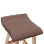 Barhocker Taupe Stoff Barhocker Taupe Stoff