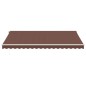vidaXL Markise Manuell mit LED Braun 500x300 cm vidaXL Markise Manuell mit LED Braun 500x300 cm
