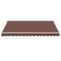vidaXL Markise Manuell mit LED Braun 400x350 cm vidaXL Markise Manuell mit LED Braun 400x350 cm