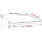 vidaXL Markise Manuell mit LED Braun 400x350 cm vidaXL Markise Manuell mit LED Braun 400x350 cm