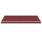 vidaXL Markise Manuell mit LED Weinrot 500x300 cm vidaXL Markise Manuell mit LED Weinrot 500x300 cm
