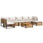 vidaXL 8-tlg. Garten-Sofagarnitur mit Kissen Massivholz Akazie vidaXL 8-tlg. Garten-Sofagarnitur mit Kissen Massivholz Akazie