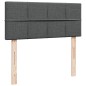 vidaXL Boxspringbett mit Matratze Dunkelgrau 120x200 cm Stoff vidaXL Boxspringbett mit Matratze Dunkelgrau 120x200 cm Stoff