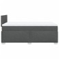 vidaXL Boxspringbett mit Matratze Dunkelgrau 120x200 cm Stoff vidaXL Boxspringbett mit Matratze Dunkelgrau 120x200 cm Stoff