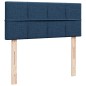 vidaXL Boxspringbett mit Matratze Blau 120x200 cm Stoff vidaXL Boxspringbett mit Matratze Blau 120x200 cm Stoff