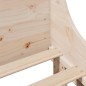 vidaXL Massivholzbett ohne Matratze 140x200 cm Kiefernholz vidaXL Massivholzbett ohne Matratze 140x200 cm Kiefernholz