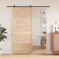 vidaXL Scheunentür 90x208 cm Massivholz Kiefer vidaXL Scheunentür 90x208 cm Massivholz Kiefer