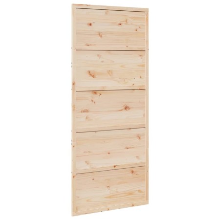 vidaXL Scheunentür 90x208 cm Massivholz Kiefer