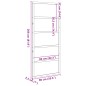 vidaXL Scheunentür 90x208 cm Massivholz Kiefer vidaXL Scheunentür 90x208 cm Massivholz Kiefer