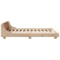 vidaXL Massivholzbett ohne Matratze 140x190 cm Kiefernholz vidaXL Massivholzbett ohne Matratze 140x190 cm Kiefernholz