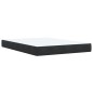 vidaXL Boxspringbett mit Matratze Schwarz 140x200 cm Kunstleder vidaXL Boxspringbett mit Matratze Schwarz 140x200 cm Kunstleder