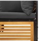 vidaXL 11-tlg. Garten-Sofagarnitur mit Kissen Massivholz Akazie vidaXL 11-tlg. Garten-Sofagarnitur mit Kissen Massivholz Akazie