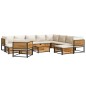 vidaXL 12-tlg. Garten-Sofagarnitur mit Kissen Massivholz Akazie vidaXL 12-tlg. Garten-Sofagarnitur mit Kissen Massivholz Akazie