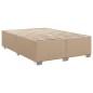 vidaXL Boxspringbett Matratze Cappuccino-Braun 140x200cm Kunstleder vidaXL Boxspringbett Matratze Cappuccino-Braun 140x200cm Kunstleder