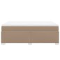vidaXL Boxspringbett Matratze Cappuccino-Braun 140x200cm Kunstleder vidaXL Boxspringbett Matratze Cappuccino-Braun 140x200cm Kunstleder
