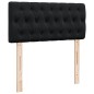 vidaXL Boxspringbett mit Matratze Schwarz 80x200 cm Samt vidaXL Boxspringbett mit Matratze Schwarz 80x200 cm Samt